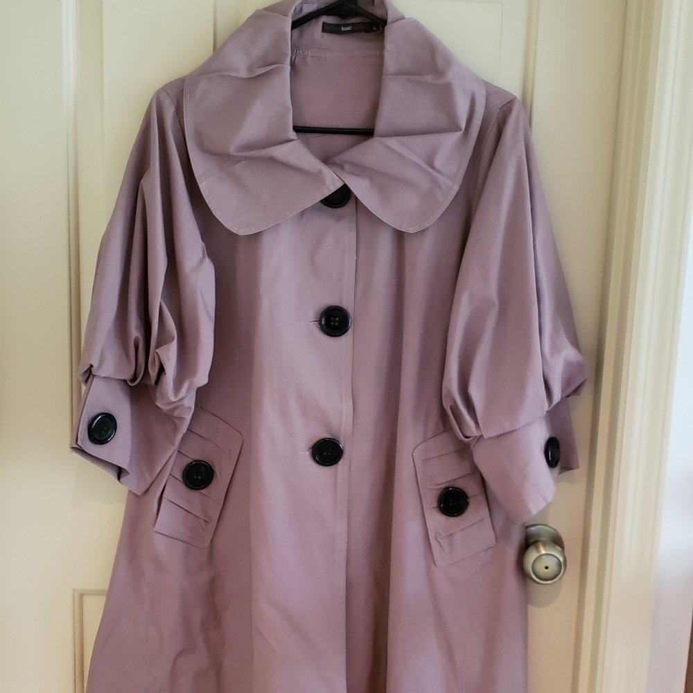 Stylish couture coat.